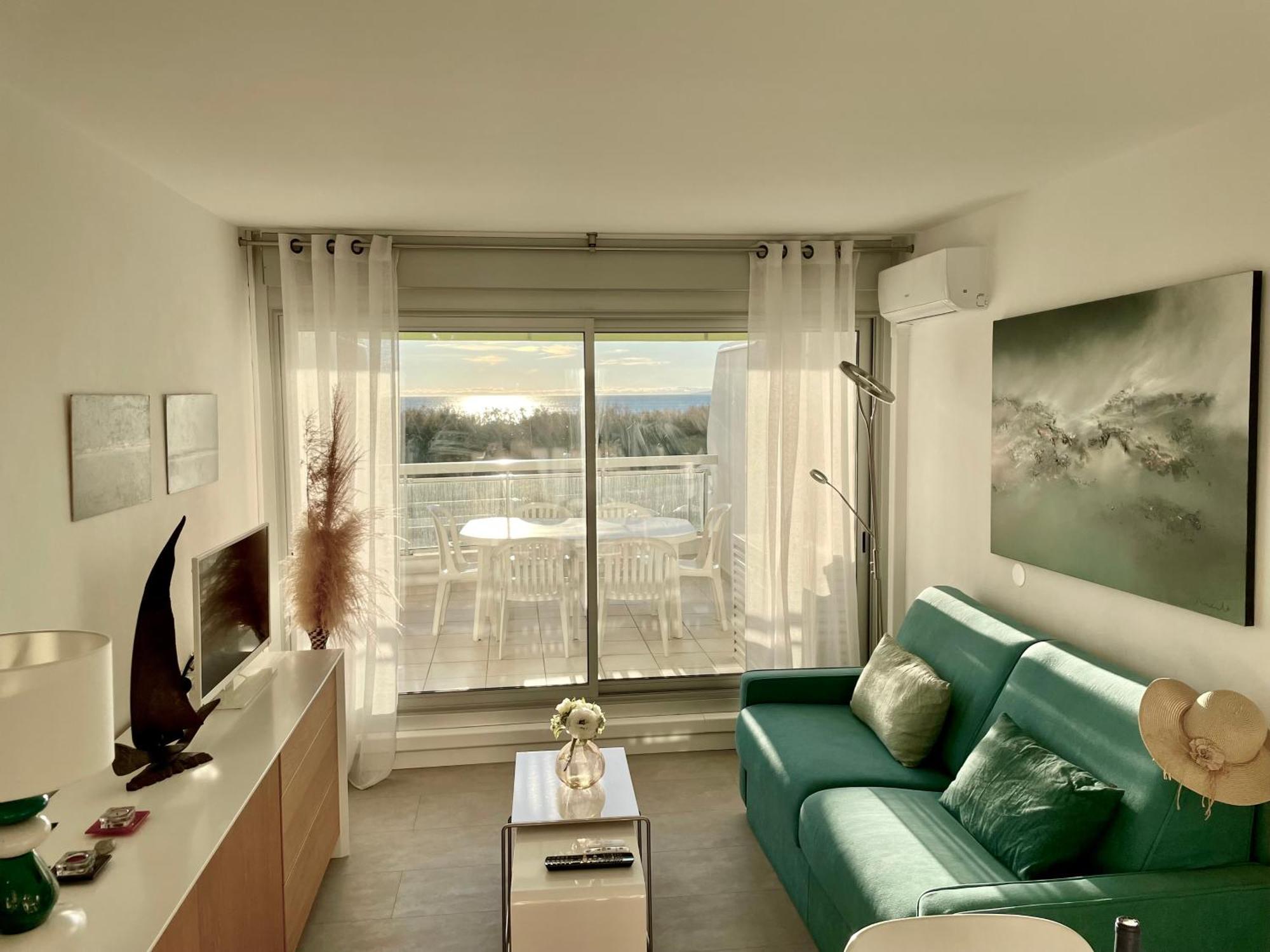 Pgh N25 - Vue Mer, Premiere Ligne & Parking Prive La Grande-Motte Esterno foto